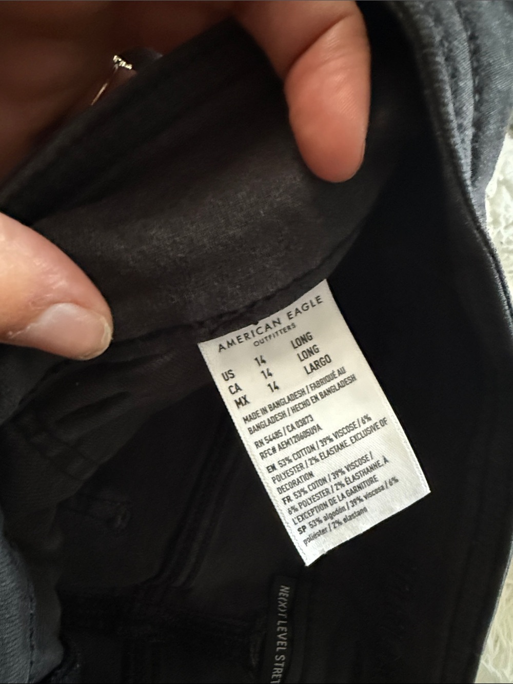 AE Black Denim - Picture 3 of 5